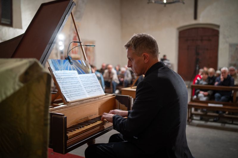 Im Konzert in einer Kirche